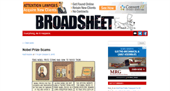 Desktop Screenshot of broadsheet.ie